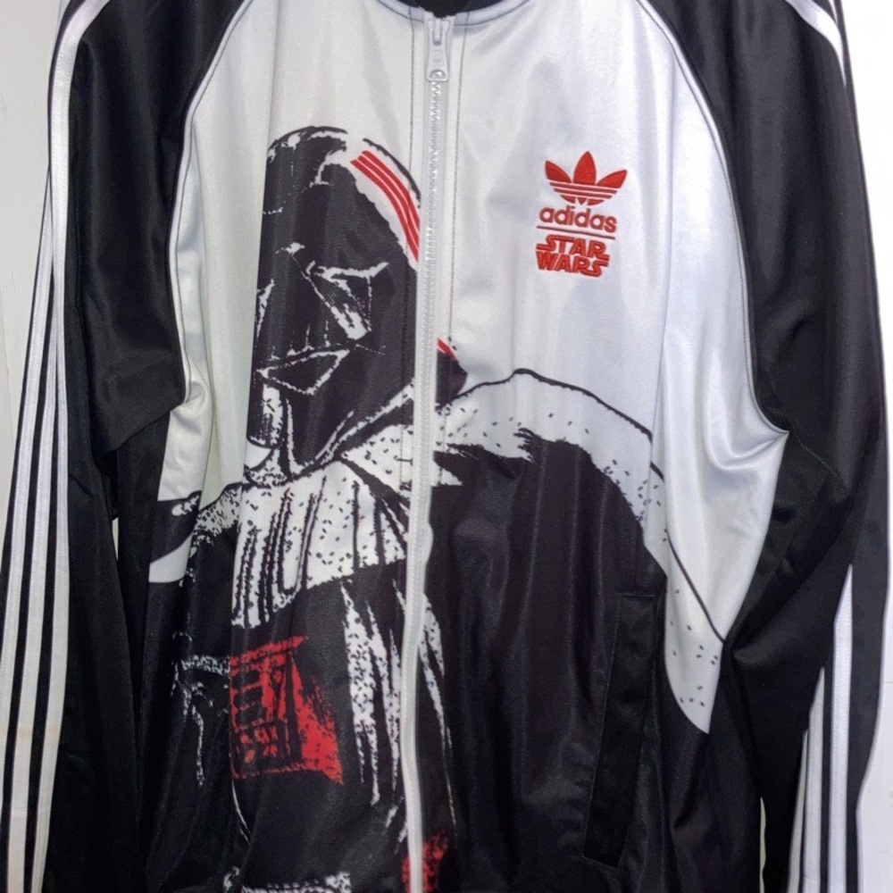 Star Wars adidas hoodless zip up
